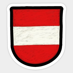 Archducy of Austria (no crown) Sticker